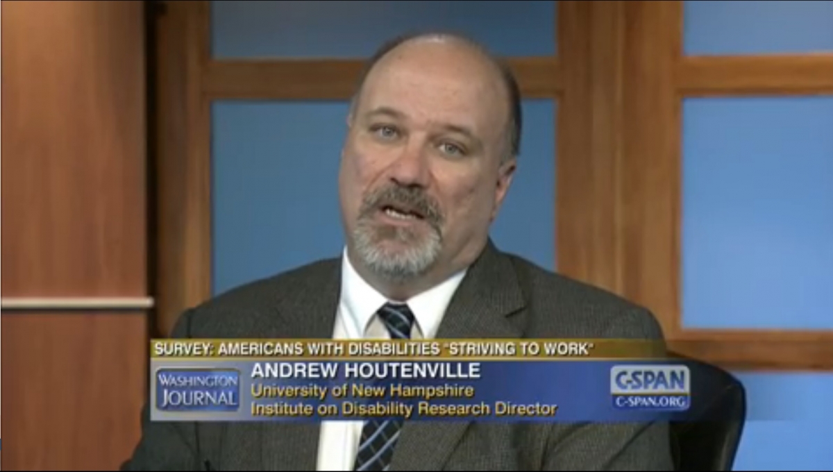 Andrew Houtenville appears on CSPAN