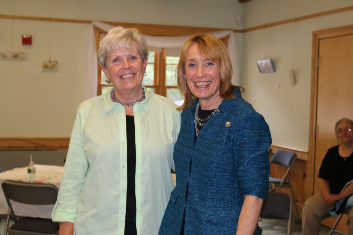 Beth Dixon with Governor Maggie Hassan 