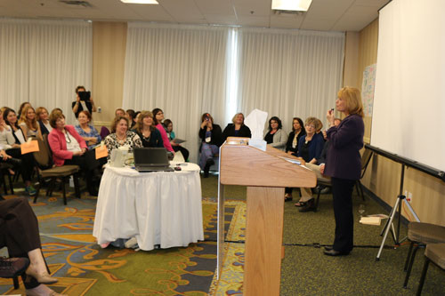 Governor Hassan speaks to the 2015 Leadership Series Graduates