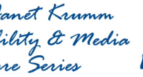 Janet Krumm Disability and Media Lecture Series logo