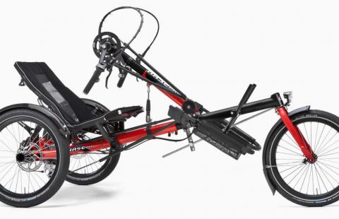 Hand cycle in red