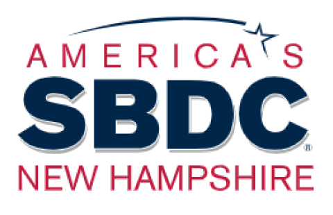Logo that says "America's SBDC New Hampshire"
