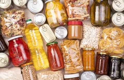 Canned goods and groceries 