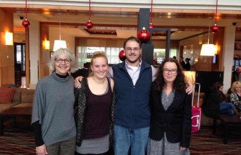 From left: JoAnne Malloy, Clinical Assistant Professor, Institute on Disability/University of New Hampshire; Michaela Joj, Research Assistant; Jonathon Drake, RENEW Master Trainer; Pia Pode Milwertz, Project Coordinator