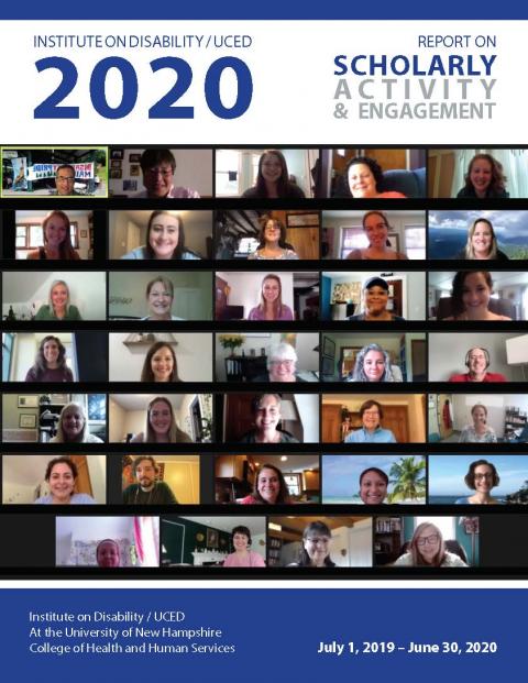cover image of the 2020 Report on Scholarly Activity and Engagement