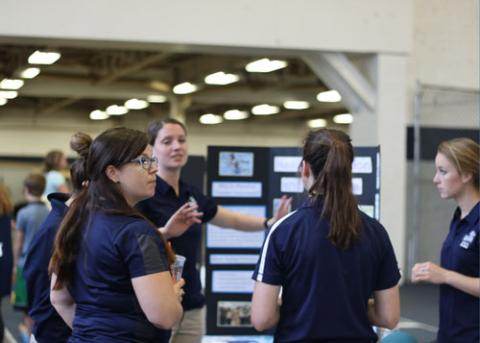 UNH Students at Poster Presentation