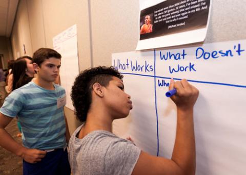 Students Writing their Future Plans