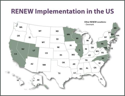 RENEW Implementation US Map
