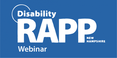 logo for Disability RAPP New Hampshire Webinar