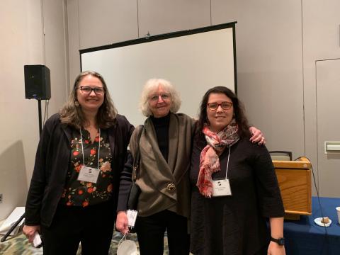 Heidi Cloutier, JoAnne Malloy, and Adele Bauman at the NH Behavioral Health Summit